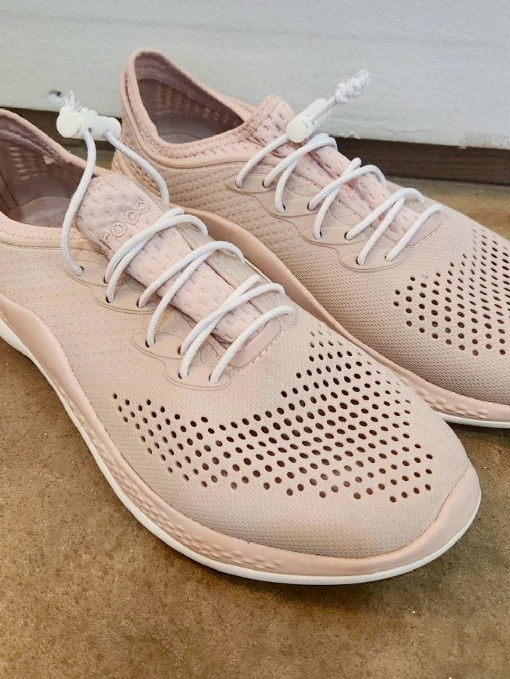 Crocs All-Day Comfort Women's Slip-On Sneakers - Blush Pink